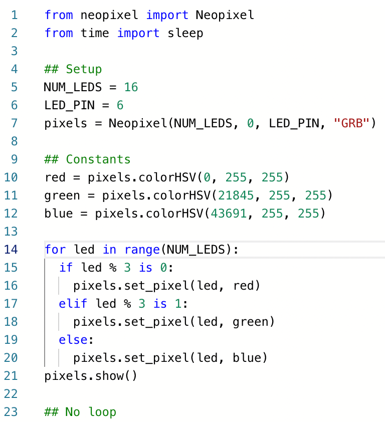 Secrets of MicroPython: More Fun with Neopixels!