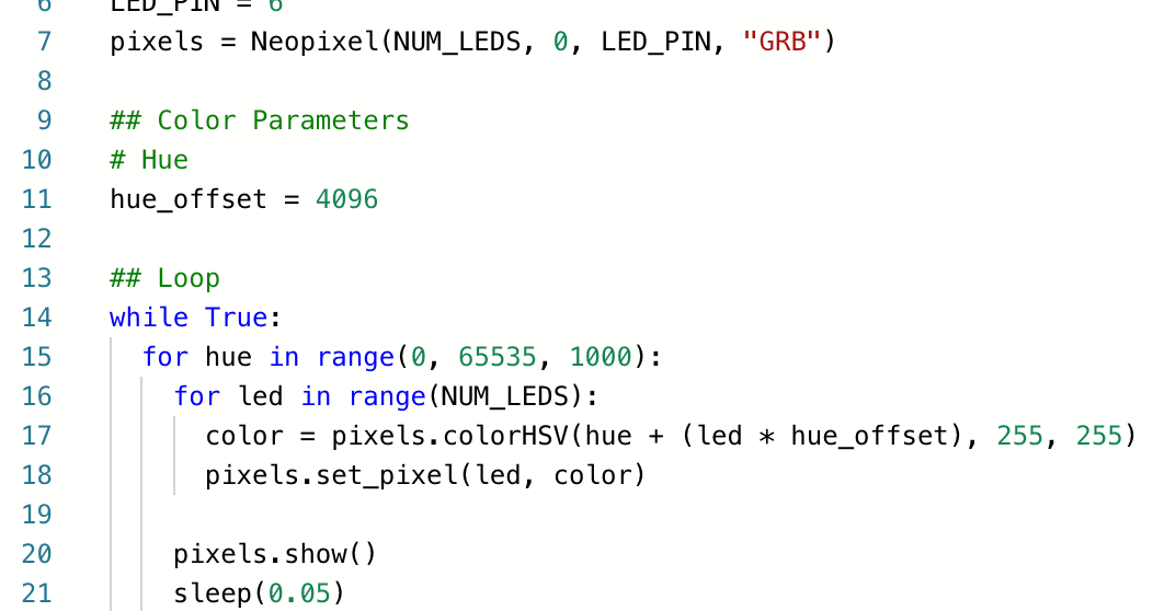 Wokwi Arduino simulator- Fast LEDs colour palette - 2022 