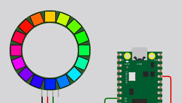 Wokwi Arduino simulator- Fast LEDs colour palette - 2022 