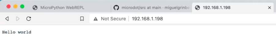 Secrets of MicroPython: ESP32 Web Server using Microdot