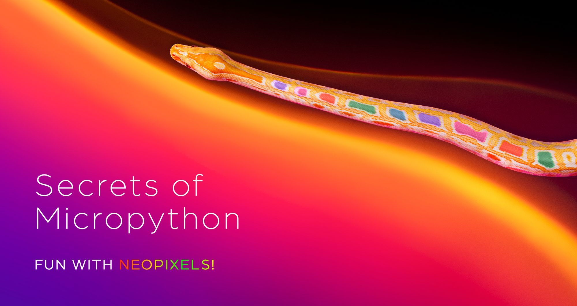 Secrets of MicroPython: Fun with Neopixels!